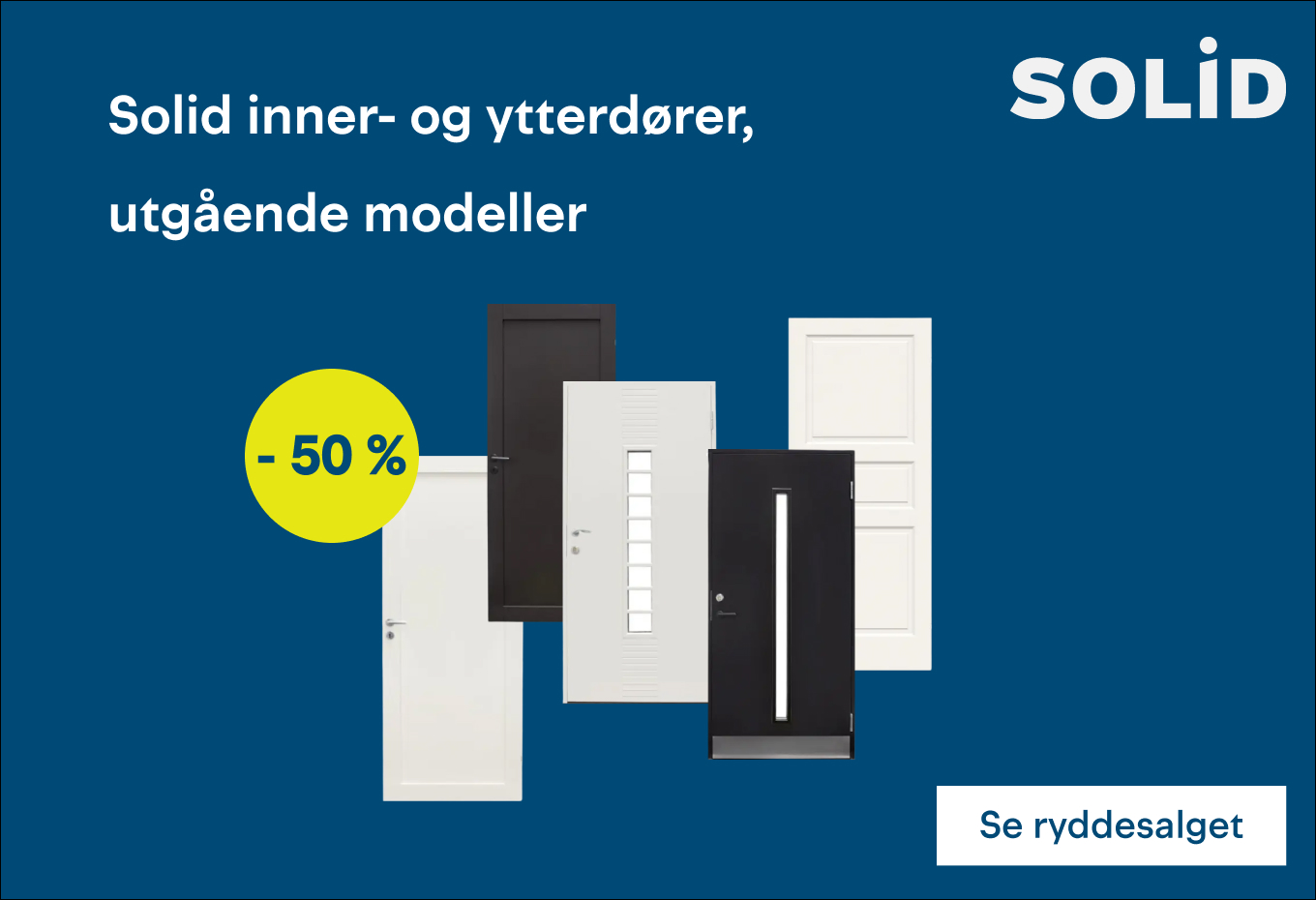 Ryddesalg Solid dører